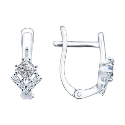 Серьги из серебра «Созвездие»