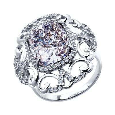 Кольцо «Hollywood» с кристаллом Swarovski