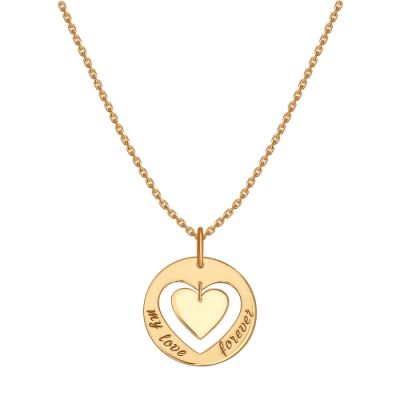 Колье из золота «My Love Forever»
