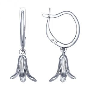 Серьги из серебра «Колокольчик»